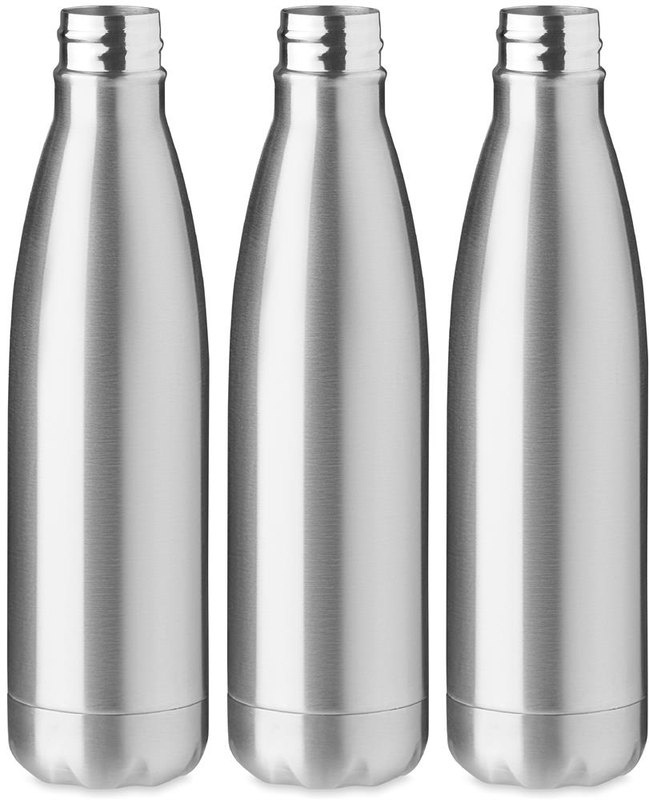 Bouteille à double paroi 500 ml: Sérigraphie circulaire – autour du produit