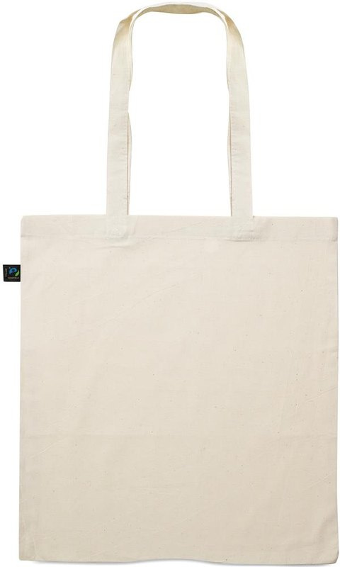 Sac de courses Fairtrade: Emplacement du logo – face arrière du produit