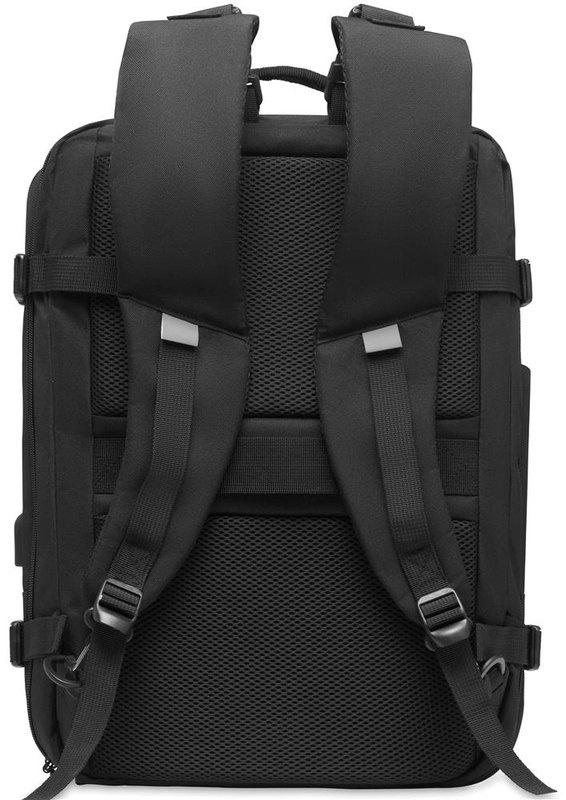 Sac à dos en RPET 600D: Emplacement du logo — Bretelle gauche