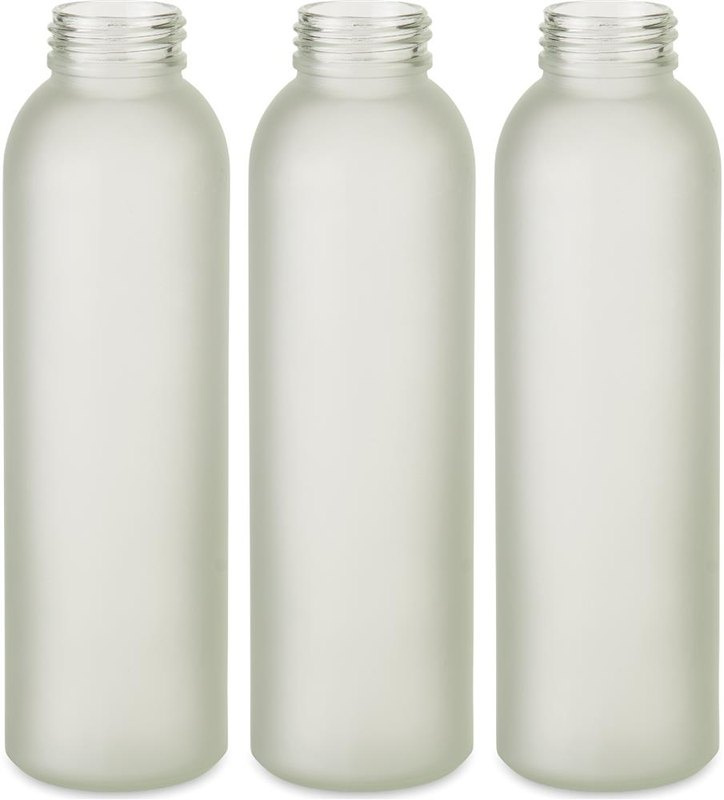 Bouteille en verre pour sublimation 500 ml: Sérigraphie circulaire – autour du produit