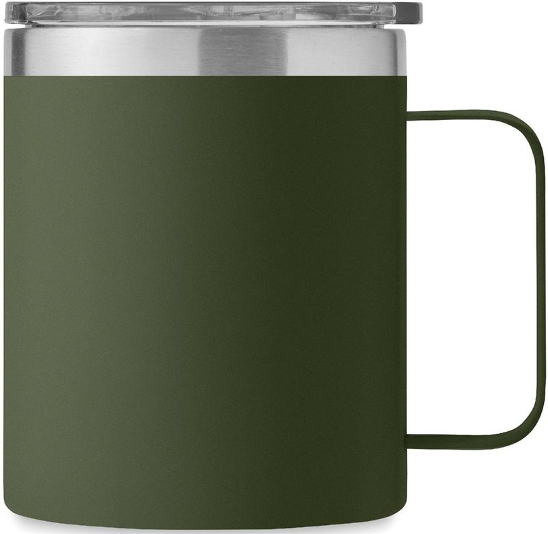 Mug à double paroi 300 ml: Emplacement du logo — lecture pour droitier