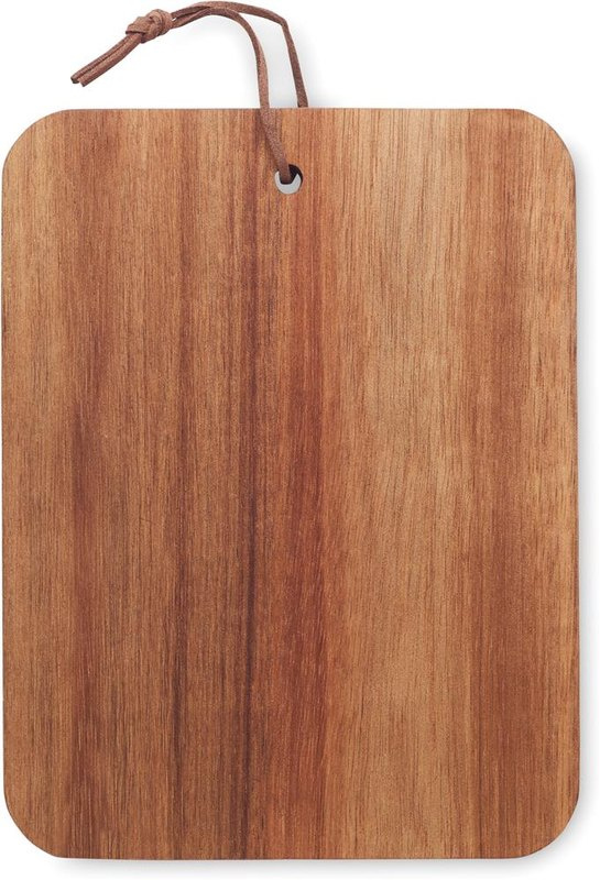 Planche à découper en bois d’acacia: Emplacement du logo – face 1 du produit