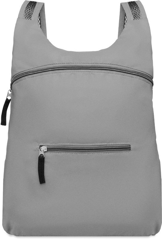 Sac de sport pliable réfléchissant: Emplacement du logo — Poche avant