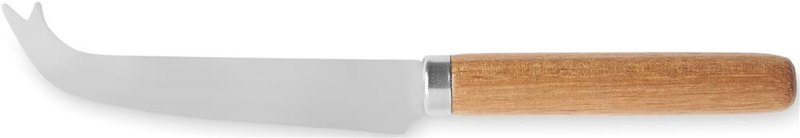 Ensemble planche à fromage en acacia Hannover: Emplacement du logo — Couteau
