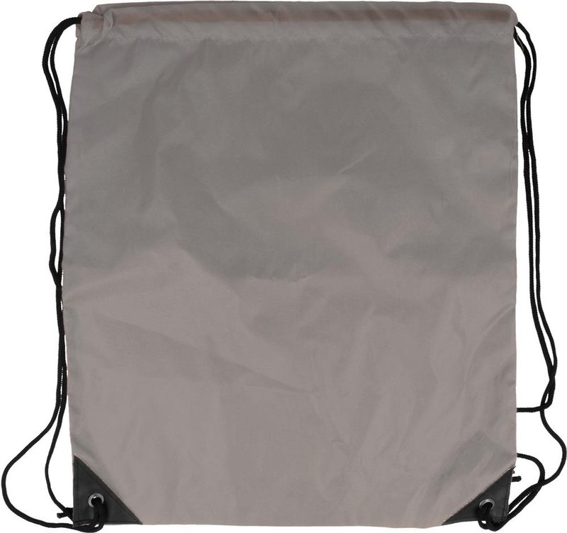 Sac à cordon en polyester 190T: Emplacement du logo – face avant du produit