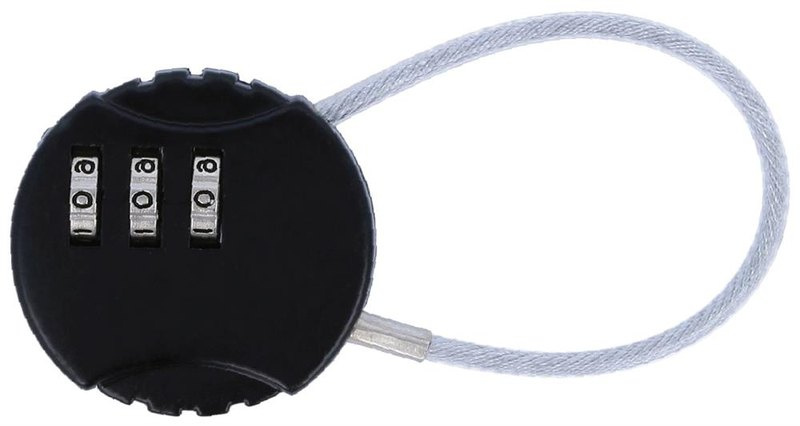 Ensemble de voyage 3 pièces: Emplacement du logo — Avant du cadenas