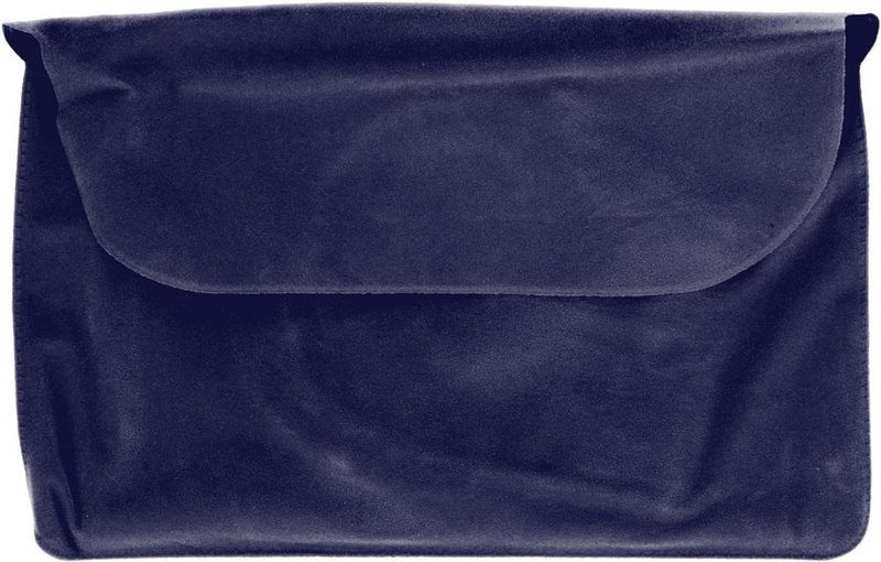 Ensemble coussin, masque de sommeil et bouchons d’oreilles: Emplacement du logo — Pochette: Face avant