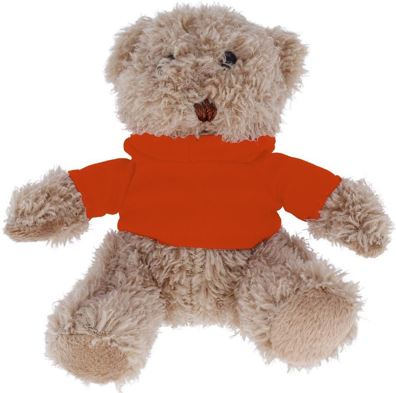 Ours en peluche avec sweat à capuche: Emplacement du logo — T-shirt