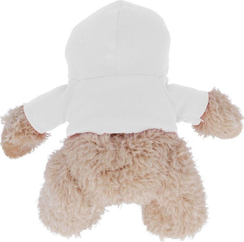Ours en peluche avec sweat à capuche: Impression par sublimation — T-shirt — Face arrière