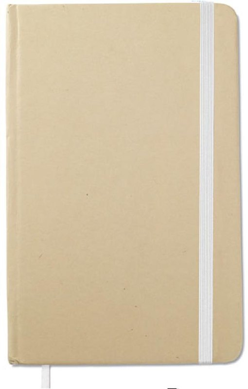 Carnet A6 recyclé 96 pages blanches: Impression numérique — Avant du produit
