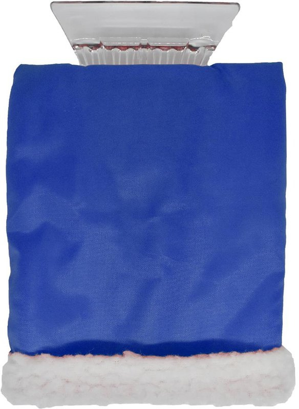 Grattoir à glace avec moufle: Emplacement du logo – face arrière du produit