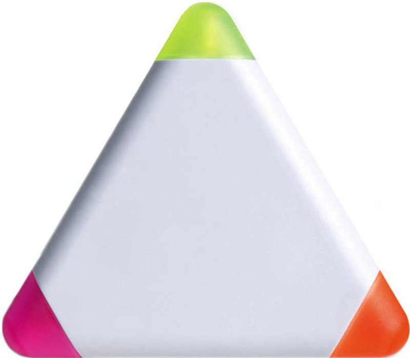 Surligneur triangulaire: Tampographie — Avant du produit
