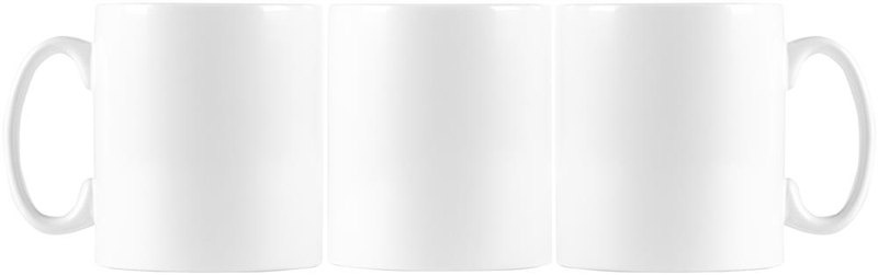 Kubek ceramiczny do sublimacji 300 ml: Sitodruk – dookoła produktu