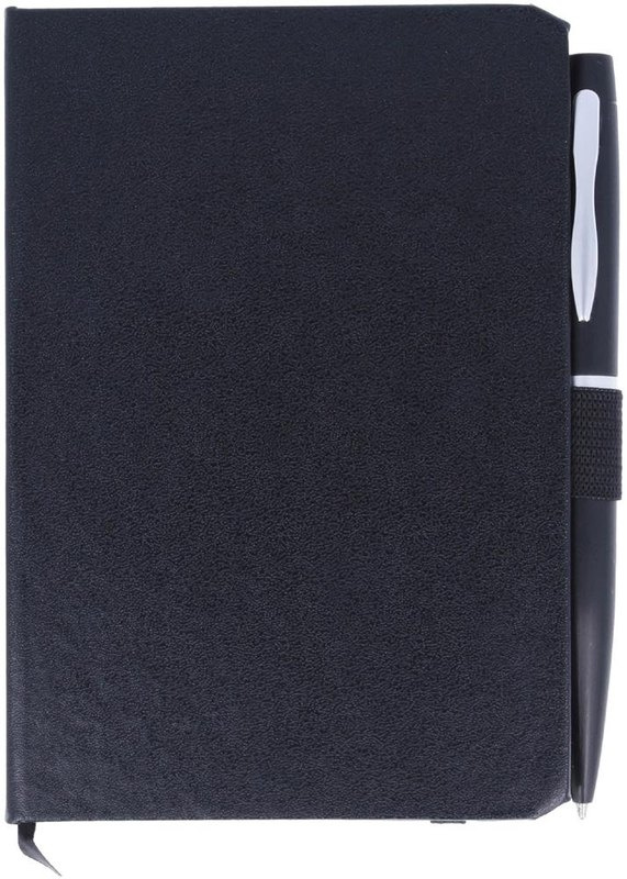 Carnet A6 avec stylo 72 feuilles lignées: Sérigraphie — Avant du produit