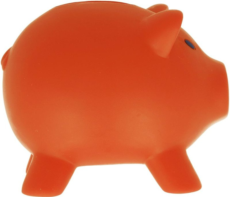 Tirelire cochon: Emplacement du logo — Corps du produit: Côté droit