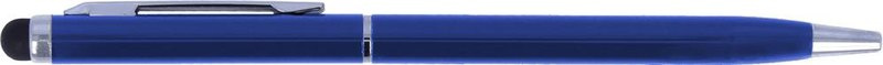 Stylo rotatif avec embout tactile: Emplacement du logo — Corps du stylo : pour gauchers