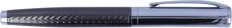 Coffret de stylos en laiton: Emplacement du logo — Stylo roller, pour droitier
