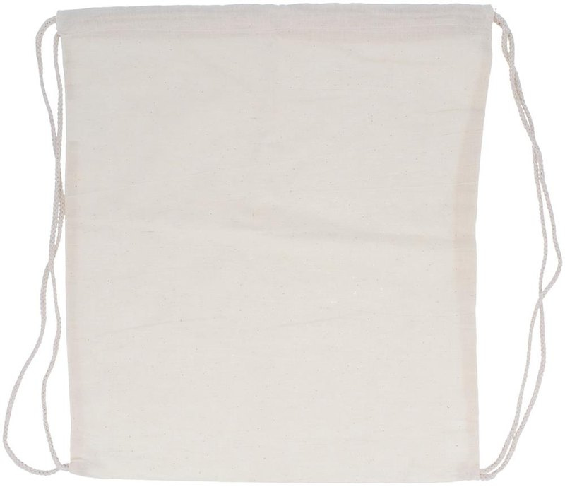 Sac à cordon en coton 100 g/m²: Impression par transfert numérique — Arrière du produit