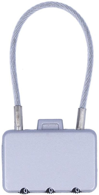Cadenas à combinaison pour valise: Emplacement du logo – face avant du produit