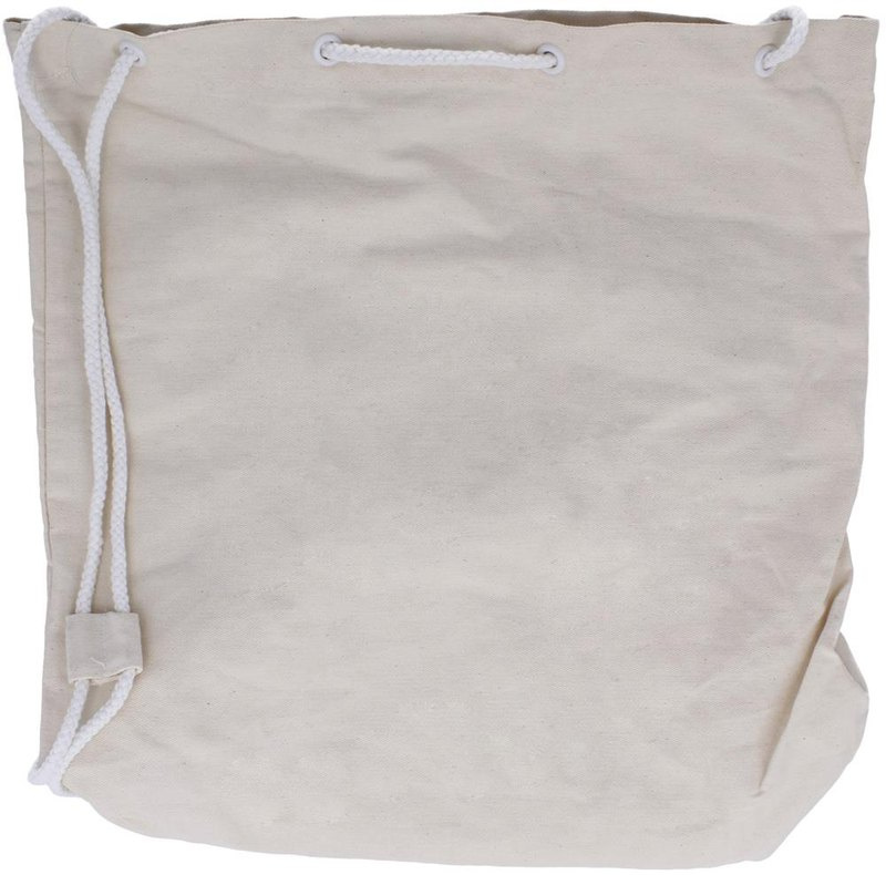 Sac marin en coton: Emplacement du logo – face 1 du produit