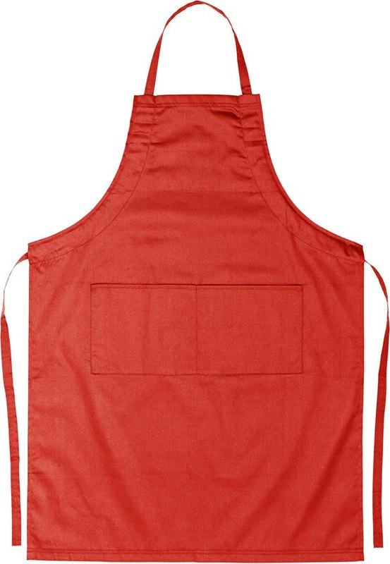 Tablier de cuisine réglable: Emplacement du logo — Côté droit de la poche avant
