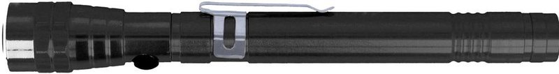 Lampe torche télescopique: Emplacement du logo — Corps du stylo: Côté droit