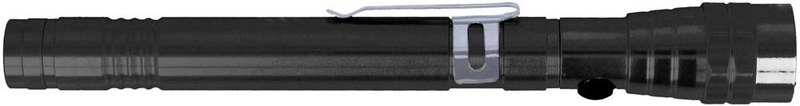 Lampe torche télescopique: Emplacement du logo — Corps du stylo: Côté gauche