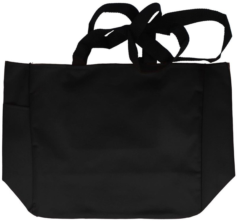 Sac de courses en polyester 600D: Emplacement du logo – face arrière du produit