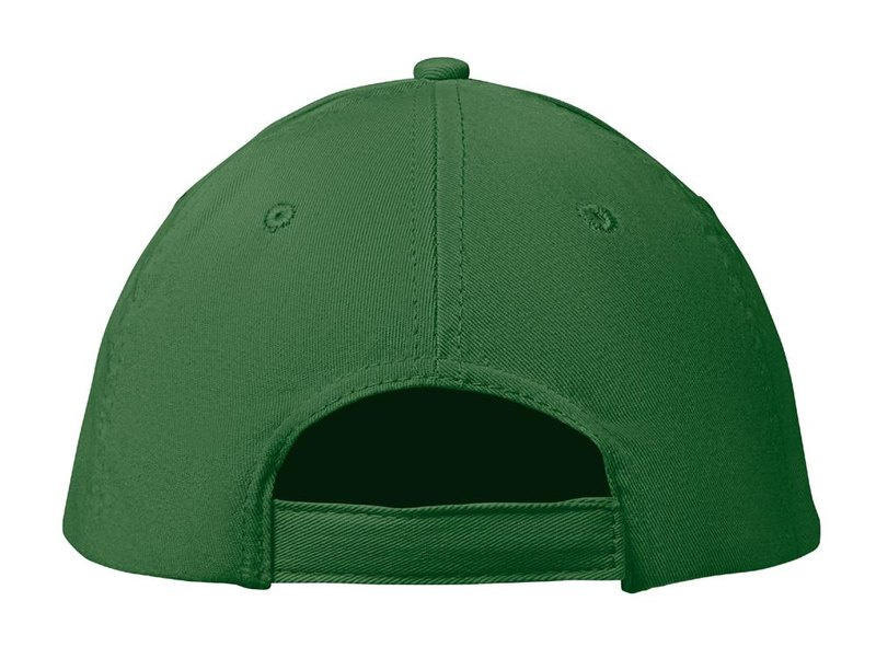 Casquette de baseball à 6 panneaux: Emplacement du logo – face arrière du produit