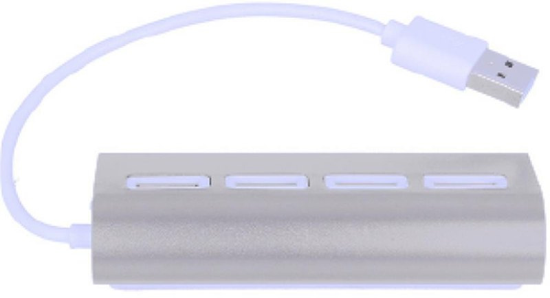 Hub USB à 4 ports: Emplacement du logo – dessus du produit