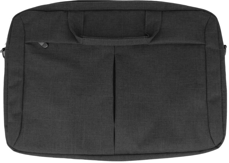 Sacoche d’ordinateur en polyester 360D: Emplacement du logo – partie avant droite du produit