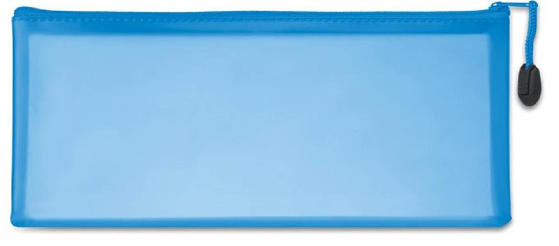 Trousse à crayons en PVC: Emplacement du logo – face arrière du produit