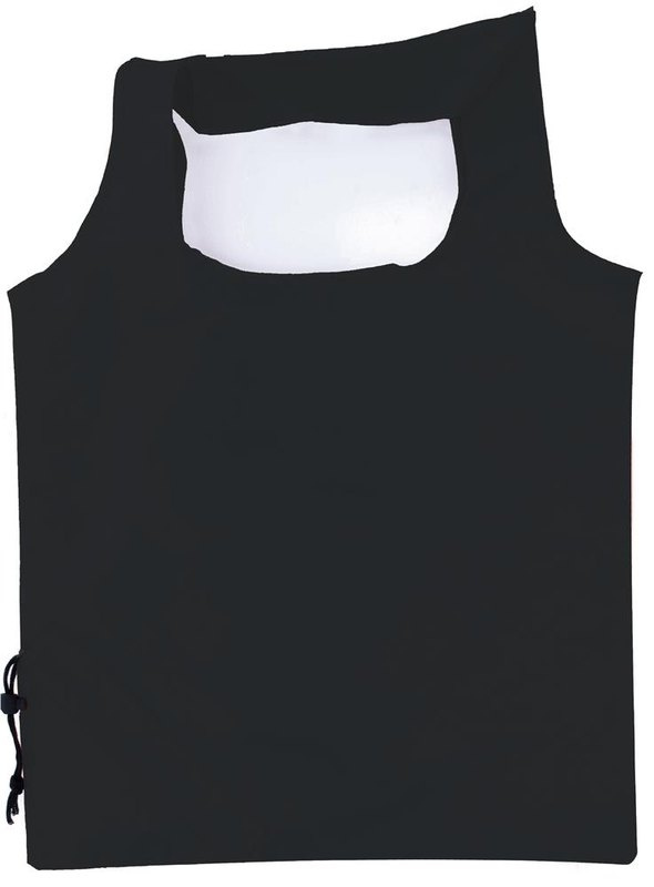 Sac pliable en polyester 210D: Emplacement du logo – face avant du produit
