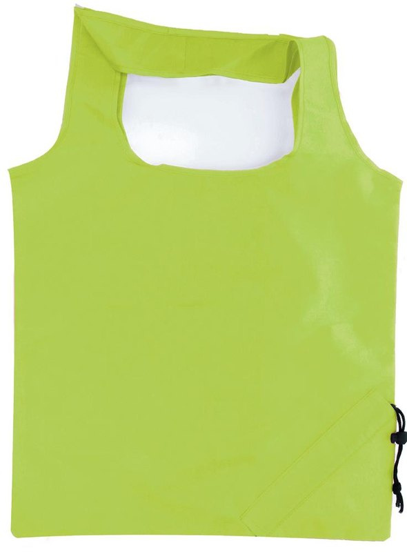 Sac pliable en polyester 210D: Emplacement du logo – face arrière du produit
