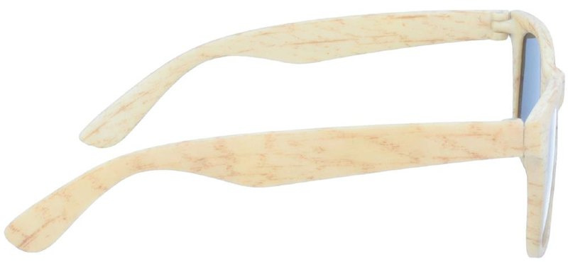 Lunettes de soleil aspect bois MAARDU: Emplacement du logo – jambe droite