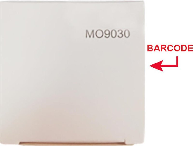 Bougie parfumée en verre: Emplacement du logo – boîte