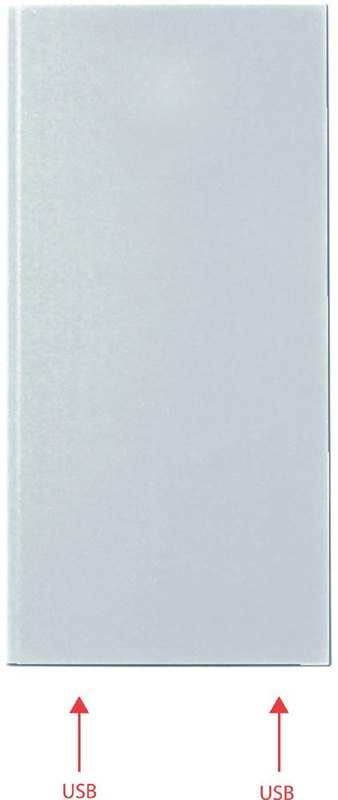 Solarny powerbank 8000 mAh: Pad printing – top of the product