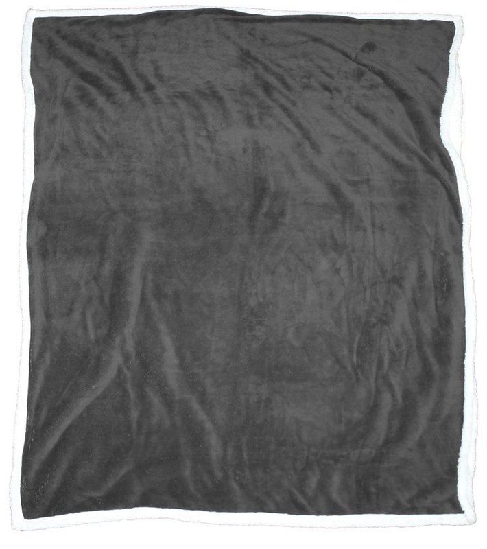 Couverture polaire corail/sherpa: Emplacement du logo — Couverture