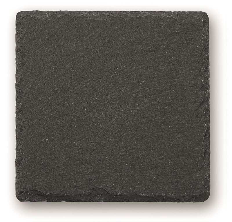 Slate coasters with EVA bottom: Logo position – slate 2