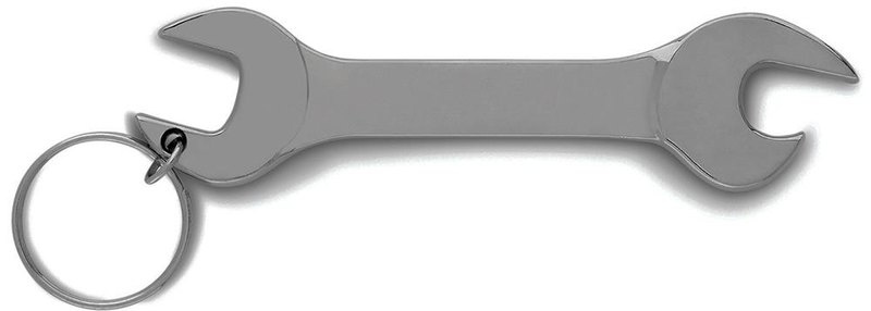 Décapsuleur en forme de clé: Emplacement du logo – face avant du produit