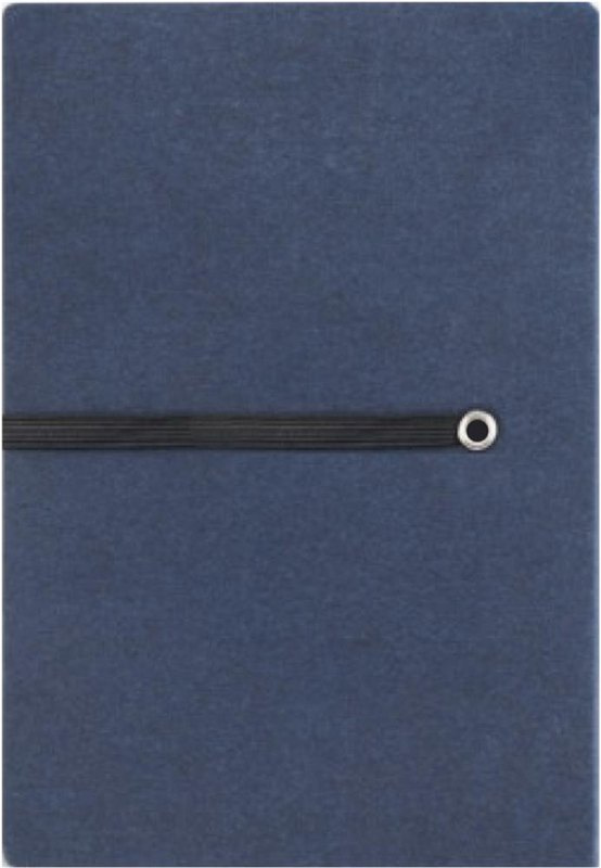 Carnet avec stylo et notes adhésives: Emplacement du logo – haut du dos