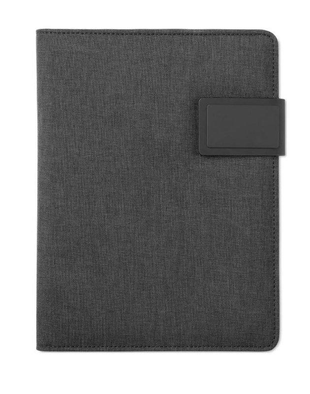 Conférencier A5 avec batterie externe: Emplacement du logo — Fermeture