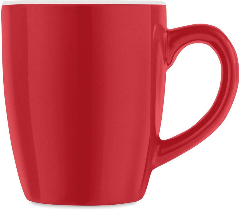 Mug coloré en céramique 290 ml: Emplacement du logo — lecture pour droitier