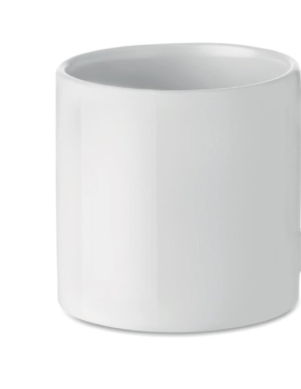 Kubek ceramiczny do sublimacji 200 ml: Logo position – opposite the handle