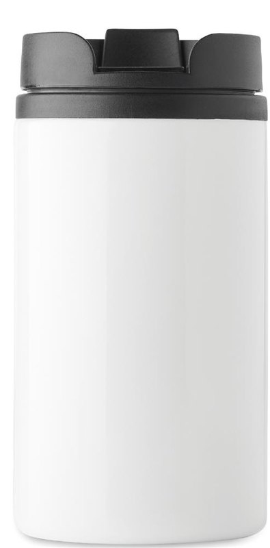 Gobelet à double paroi Falun 250 ml: Emplacement du logo – face arrière du produit