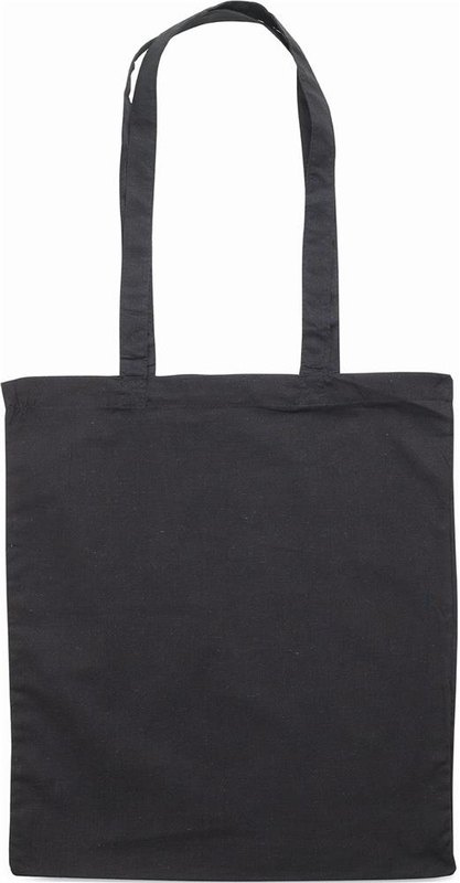 Sac de courses en coton 140 g/m²: Emplacement du logo – face avant du produit