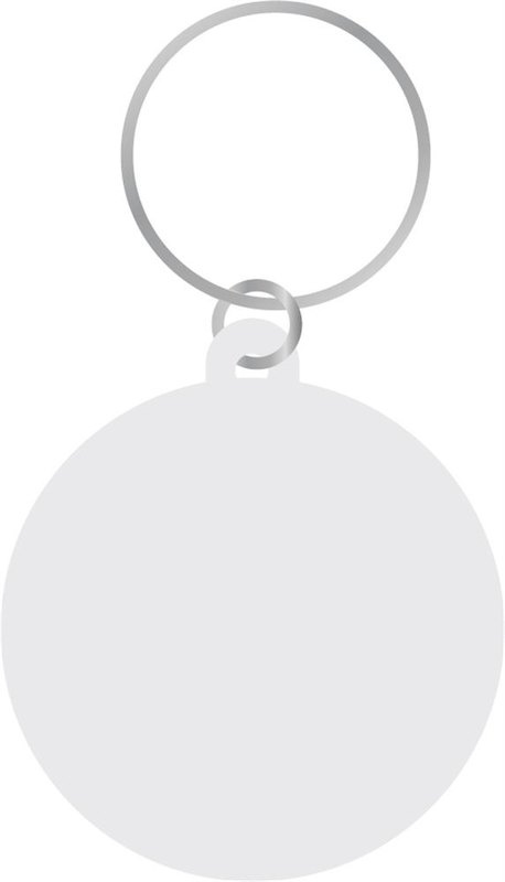 Petit porte-clés badge Tukums: Emplacement du logo — Insert