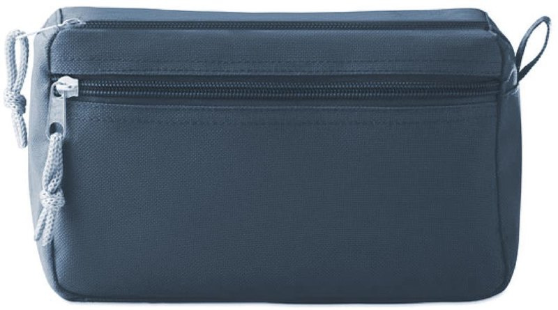 Trousse de toilette sans PVC: Emplacement du logo – face avant du produit