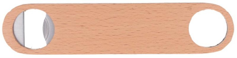 Décapsuleur en bois: Emplacement du logo – face arrière du produit