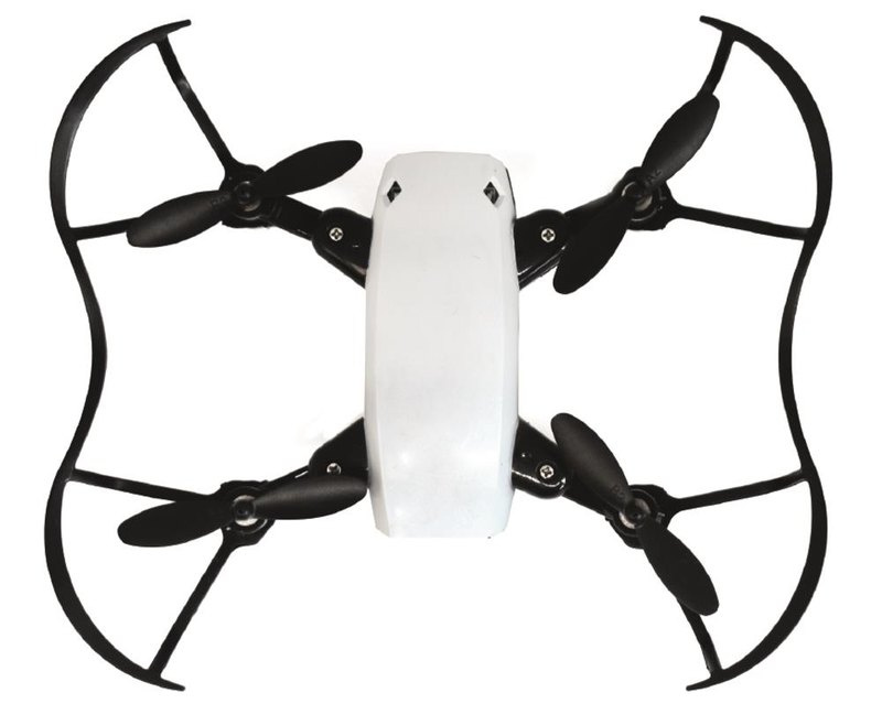 Drone Wi-Fi pliable: Emplacement du logo — Dessus du drone